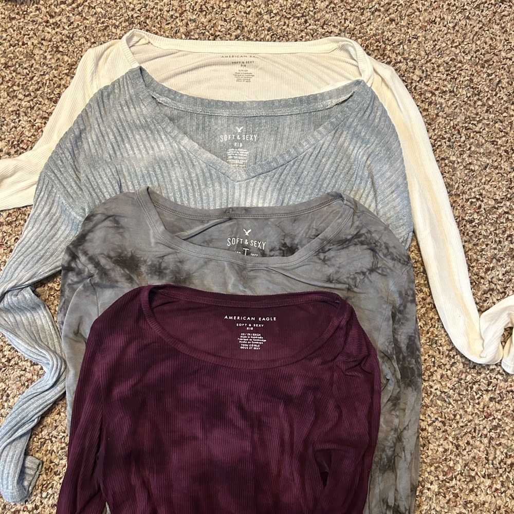 AE Soft and Sexy Women's Long Sleeve Tops - Assorted Colors